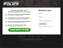 Tablet Screenshot of members.asiantrannypolice.com